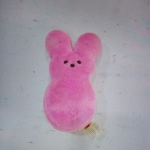 Plush Pink bunny peeps plush